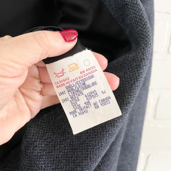 Like new Vintage Blazer Tweed Wool Blue Old Money Classic Business Casual Sz 42R - Picture 11 of 13